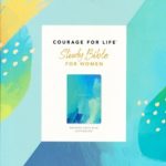 NLT Courage For Life Study Bible for Women, Filament Enabled (LeatherLike, Brushed Aqua Blue) Imitation Leather