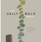 The Daily Walk Bible NLT, Filament Enabled (LeatherLike, Stepping Stones Dark Taupe) Imitation Leather