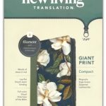 NLT Compact Giant Print Zipper Bible, Filament Enabled (LeatherLike, Magnolia Sage Green, Red Letter) Imitation Leather