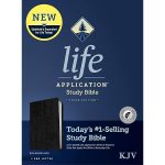 KJV Life Application Study Bible, Third Edition, Large Print (Genuine Leather, Burgundy, Red Letter) Leather Bound – Large Print