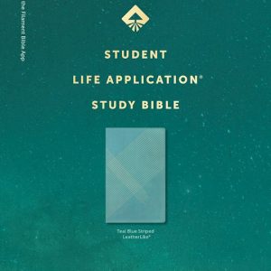 NLT Student Life Application Study Bible, Filament Enabled (LeatherLike, Teal Blue Striped, Red Letter) Imitation Leather