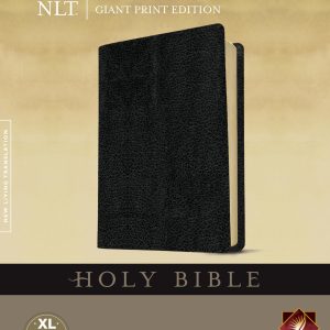 NLT GIANT PRINT EDITION HOLY BIBLE THUMB INDEXED- BLK BONDED LEATHER