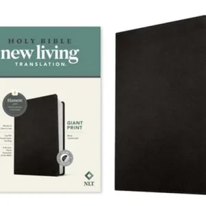NLT Giant Print Edition Holy Bible Thumb Indexed- Black Bonded Leather