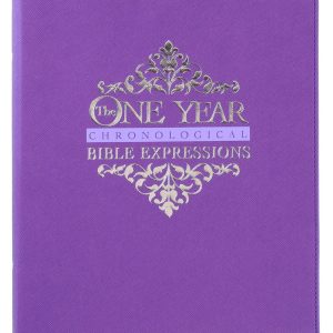 The One Year Chronological Bible Expressions NLT (LeatherLike, Imperial Purple) Imitation Leather
