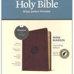 KJV Wide Margin Bible, Filament Enabled (LeatherLike, Dark Brown Medallion, Indexed, Red Letter) Imitation Leather