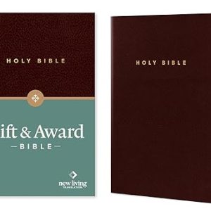 Gift and Award Bible NLT (Imitation Leather, Burgundy/maroon, Red Letter)
